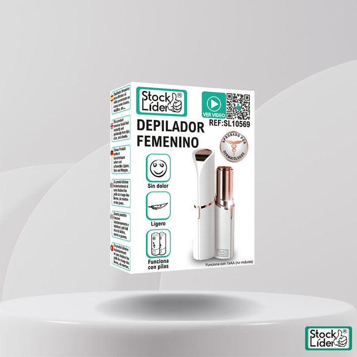 Depiladora facial de precisión indolora